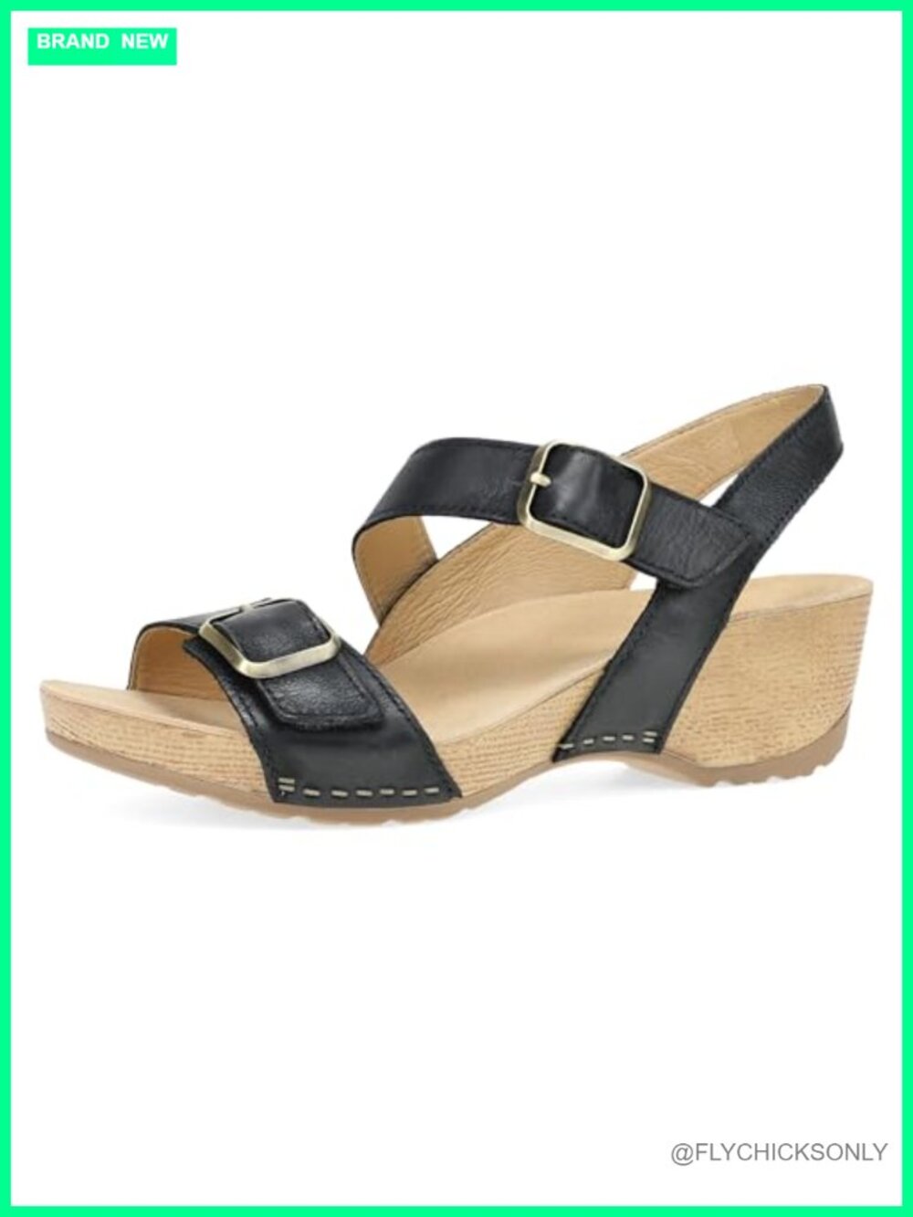 Women's Trinity Wedge Sandal Leather Adjustable Strap Open Toe Platform